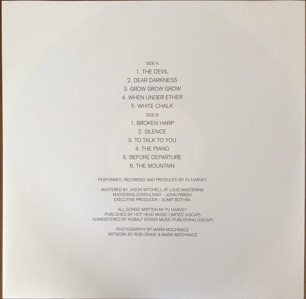 PJ Harvey - White Chalk - Demos | Island Records (0725350) - 5