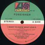 Cover of I Want To Know What Love Is, 1984, Vinyl