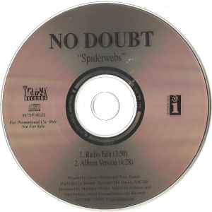 No Doubt – Spiderwebs (1996, CD) - Discogs