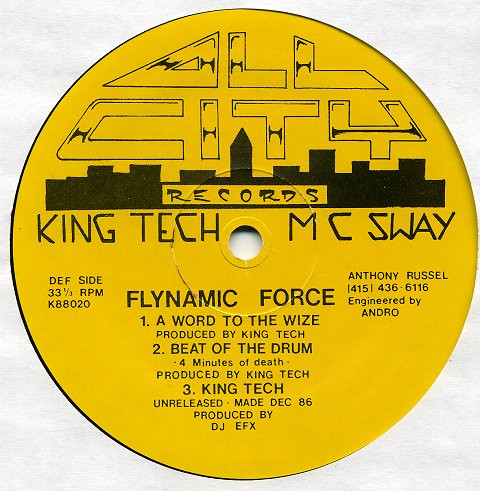 descargar álbum King Tech & MC Sway - Flynamic Force