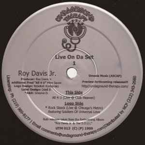 Roy Davis Jr. - Live On Da Set 1 album cover