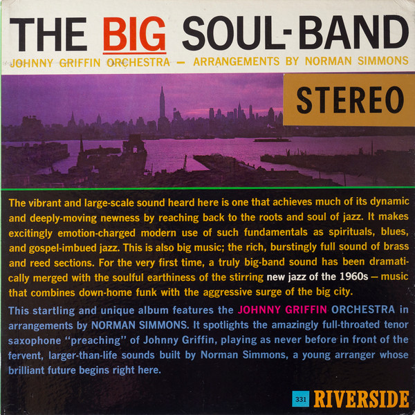 Johnny Griffin Orchestra – The Big Soul-Band (1961, Vinyl) - Discogs