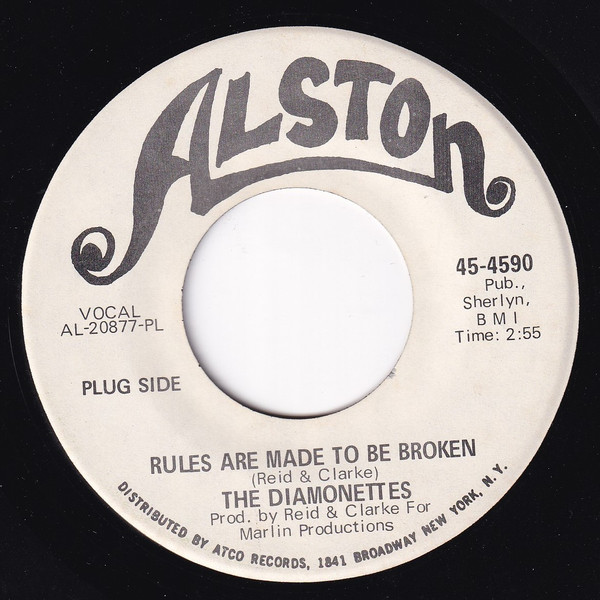 The Diamonettes – Rules Are Made To Be Broken (1971, Vinyl) - Discogs