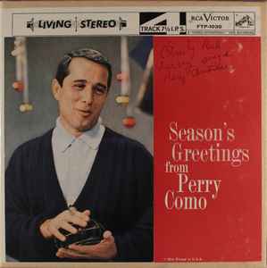 Season's Greatings from Perry Como/The Perry Como Christmas Album –  Treasury Collection