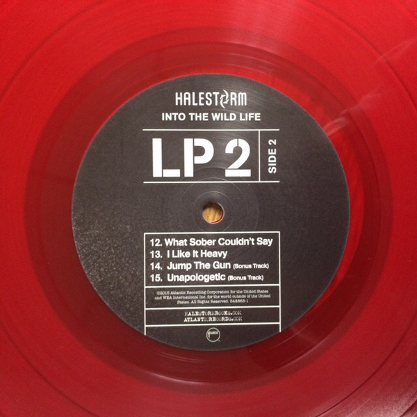 Halestorm Into the Wild ライフ 2015 Double vinyl Red， Yellow