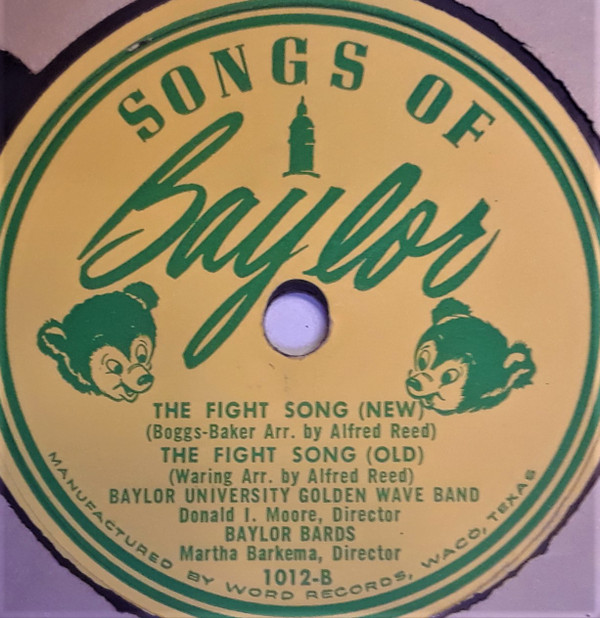 last ned album Baylor University Golden Wave Band Baylor Bards - Songs Of Baylor
