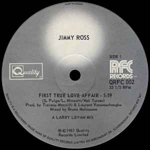 Jimmy Ross - First True Love Affair album cover