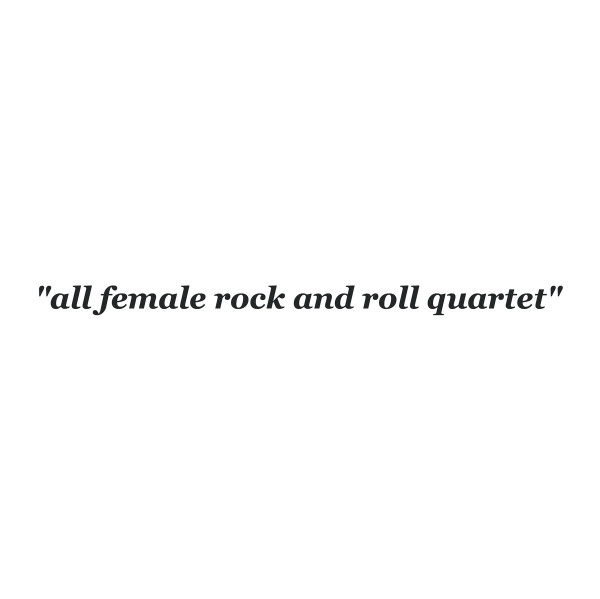 descargar álbum The She's - all female rock and roll quartet