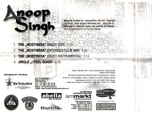 descargar álbum Anoop Singh - The Mostindia