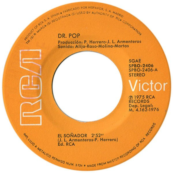 descargar álbum Dr Pop - El Soñador El Señor Importante