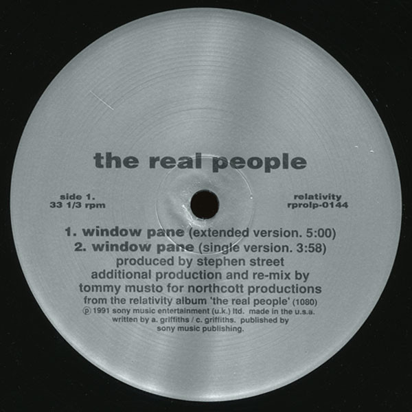 The Real People - Window Pane | Releases | Discogs