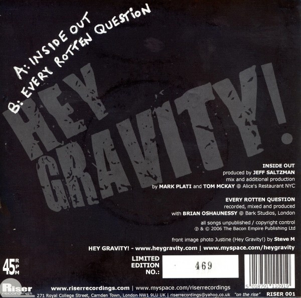 baixar álbum Hey Gravity! - Inside Out