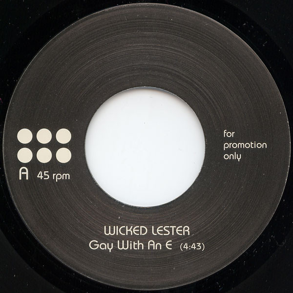 プロモ盤 Wicket Lester Gay With An E レコード-