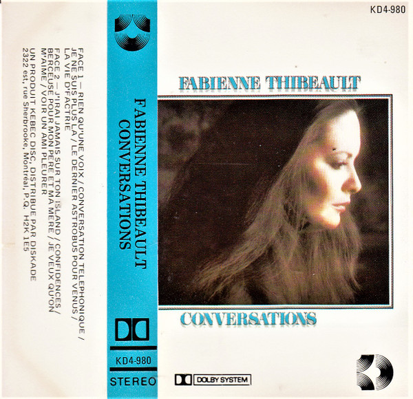 Fabienne Thibeault - Conversations | Kébec-Disc (KD4-980) - 2