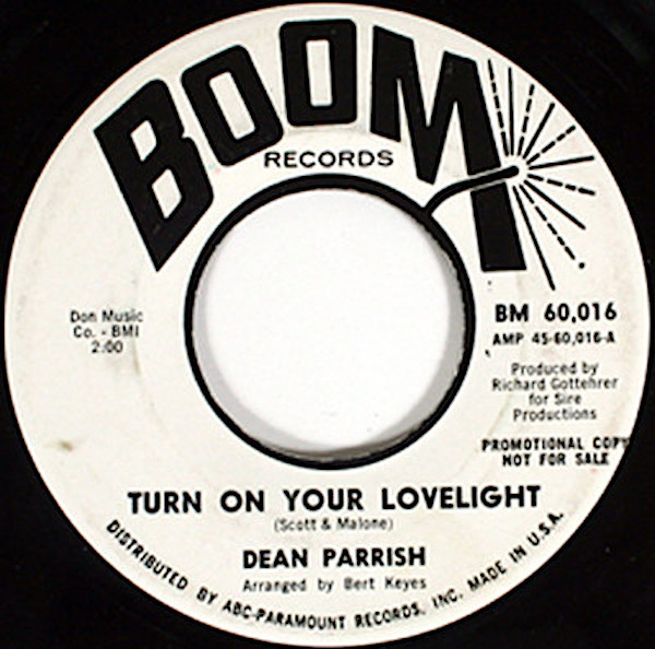 baixar álbum Dean Parrish - Turn On Your Love Light Determination