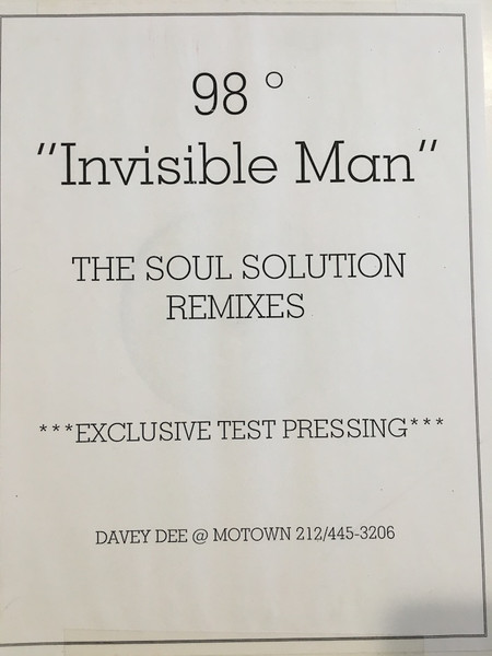 98° - Invisible Man, Releases