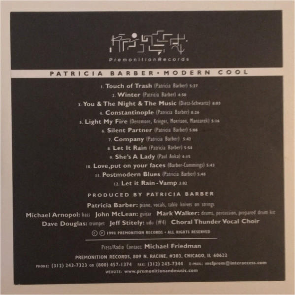 Patricia Barber – Modern Cool (2012, Blu-ray) - Discogs