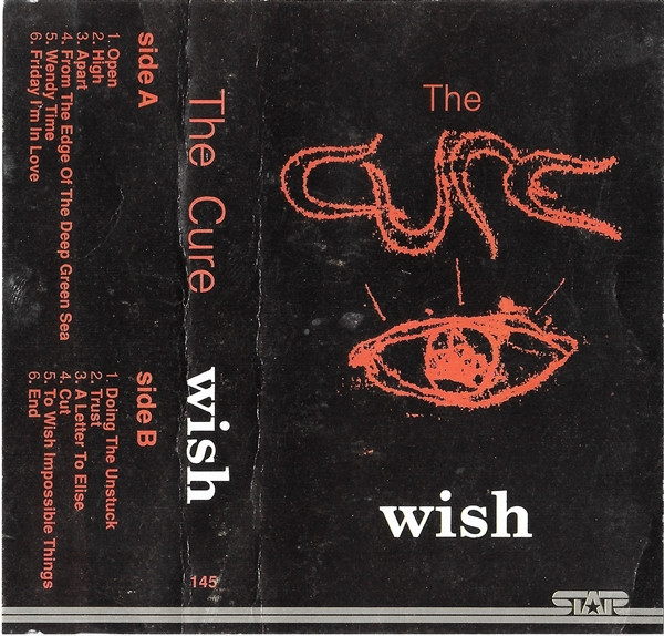 The Cure Wish 1992 Transparent Cassette Discogs