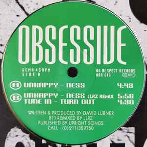 Obsessive - Unhappy - Ness album cover