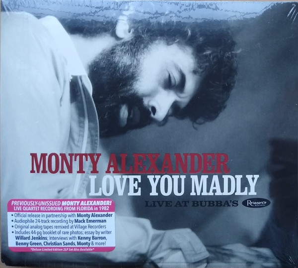 Monty Alexander – Love You Madly: Live At Bubba's (2020, Gatefold 