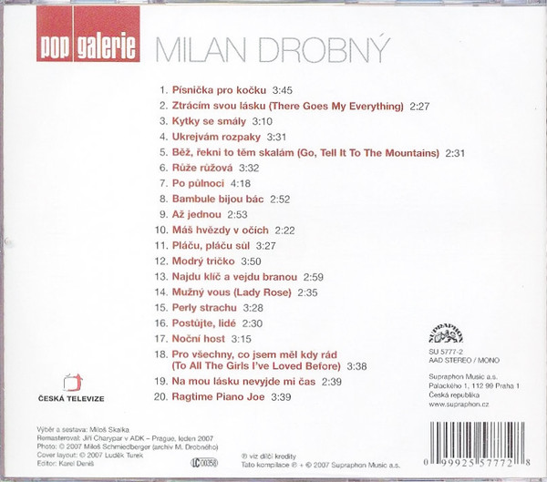 baixar álbum Milan Drobný - Pop Galerie