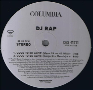 baixar álbum DJ Rap - Good To Be Alive Remixes