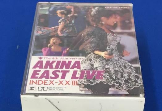 中森明菜 – Akina East Live / Index-XXIII (1989, Cassette) - Discogs