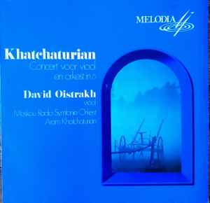 David Oistrach - Concert Voor Viool En Orkest In D album cover