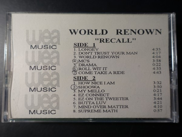 World Renown – Unaltd (Vinyl) - Discogs