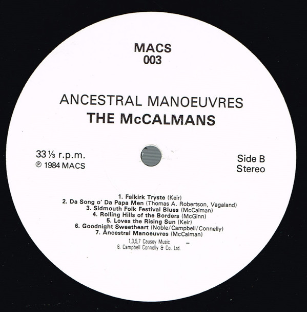 Album herunterladen Download The McCalmans - Ancestral Manoeuvres album