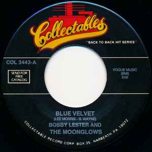 Bobby Lester - Blue Velvet / Foolish Me album cover