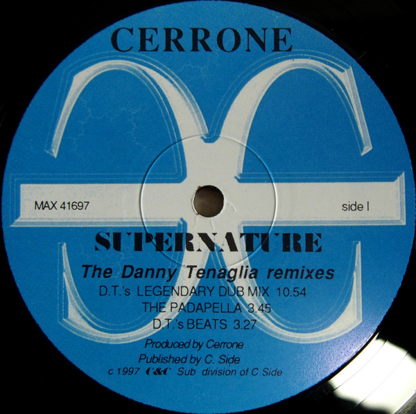 Cerrone - Supernature (The Danny Tenaglia Remixes) | C. Side Music (MAX 41697) - 2