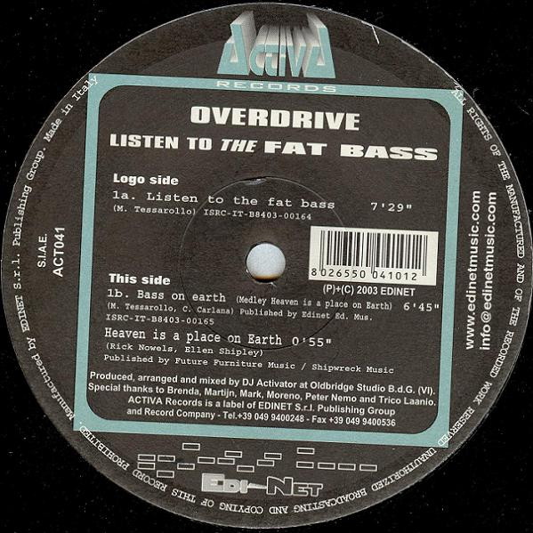 Overdrive – Listen To The Fat Bass (2004, Vinyl) - Discogs