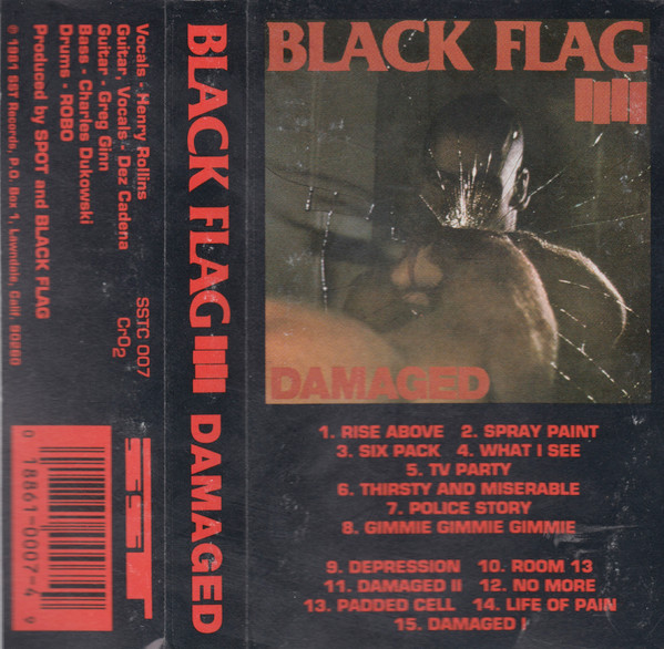 Black Flag – Damaged (Transparent Shell, CrO₂, Cassette) - Discogs