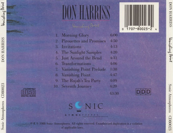 ladda ner album Don Harriss - Vanishing Point