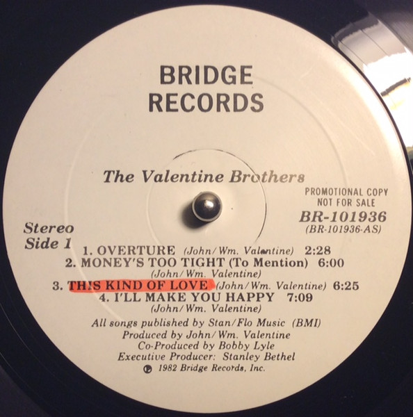 The Valentine Brothers – First Take (1983, Vinyl) - Discogs