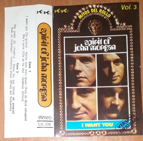 Spirit Of John Morgan – I Want You (1978, Cassette) - Discogs