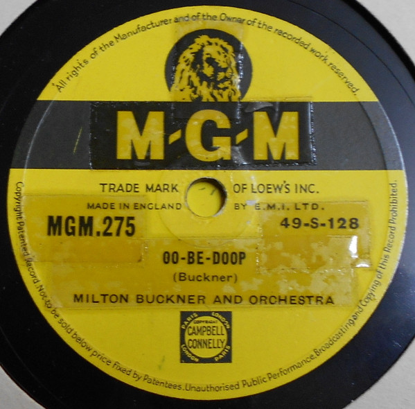 ladda ner album Milton Buckner And Orchestra - M B Blues Oo Be Doop
