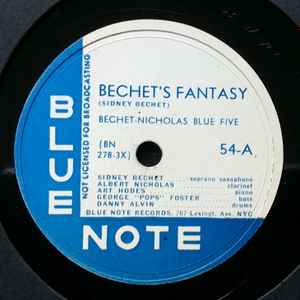 Bechet-Nicholas Blue Five – Bechet's Fantasy / Old Stack O'Lee 