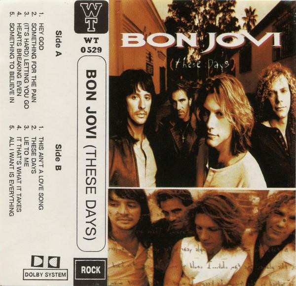 Bon Jovi – These Days (1995, Cassette) - Discogs