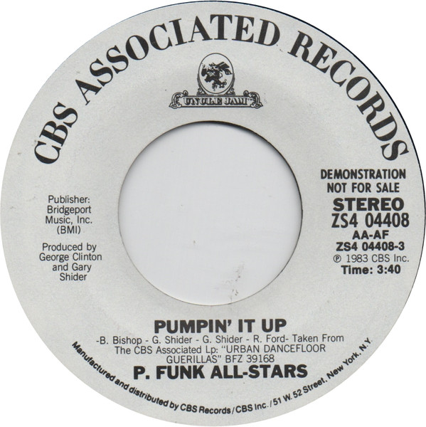 P. Funk All-Stars – Pumpin' It Up (1983, Vinyl) - Discogs