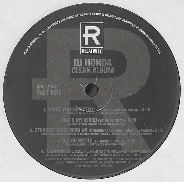 DJ Honda - DJ Honda | Releases | Discogs