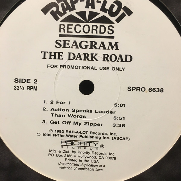 Seagram – The Dark Road (1992, Vinyl) - Discogs