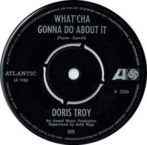 Doris Troy What Cha Gonna Do About It Tomorrow Is Another Day