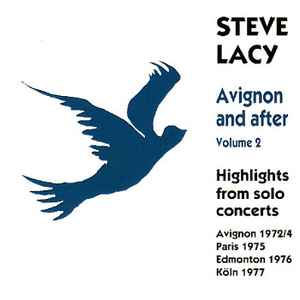 Steve Lacy - Avignon And After Volume 2