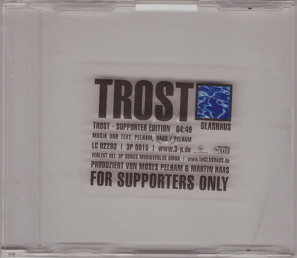 ladda ner album Glashaus - Trost Es Tut Weh EP