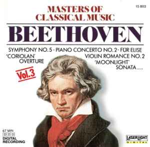 Ludwig van Beethoven - Masters Of Classical Music, Vol.3: Beethoven album cover