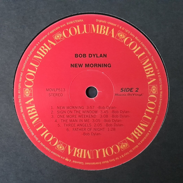 Bob Dylan - New Morning | Columbia (KC 30290) - 4