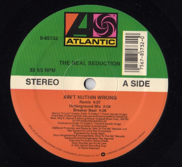 The Real Seduction – Ain't Nuthin Wrong (1993, Vinyl) - Discogs