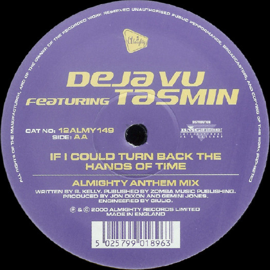 lataa albumi Deja Vu Featuring Tasmin - If I Could Turn Back The Hands Of Time